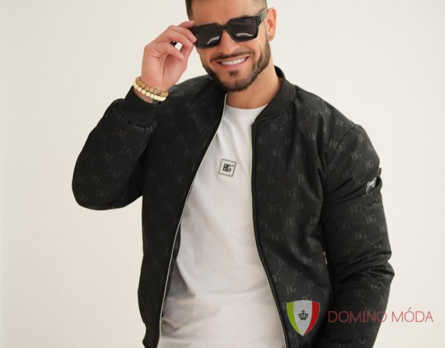 Men's bomber jacket - Barva: Light brown, Velikost: S