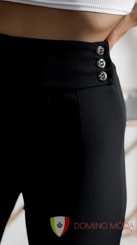 Dámské elegantní kalhoty - výběr barev - Barva: Černá, Velikost: 42