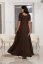 Bridesmaid dress RUBI - Barva: Claret, Velikost: 50