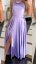 Long satin evening dress - choice of colors - Barva: White, Velikost: 40