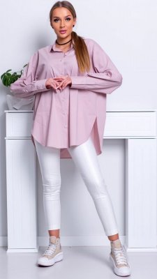 Women's oversize shirt with long sleeves
