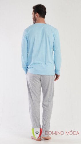 Men's blue Believe pajamas - Velikost: M