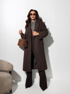 Dámsky kabát s dvojradovým zapínaním