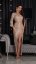 Long shiny dress on one shoulder - 6 colors - Barva: gold, Velikost: 34