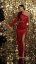 Long shiny dress on one shoulder - 6 colors - Barva: gold, Velikost: 34