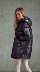 Dámská oversize zimní bunda - černá