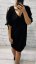 Dámske krátke šaty Abi - 3 farby - Barva: Čierna, Velikost: 42