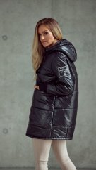 Dámská oversize zimní bunda - černá