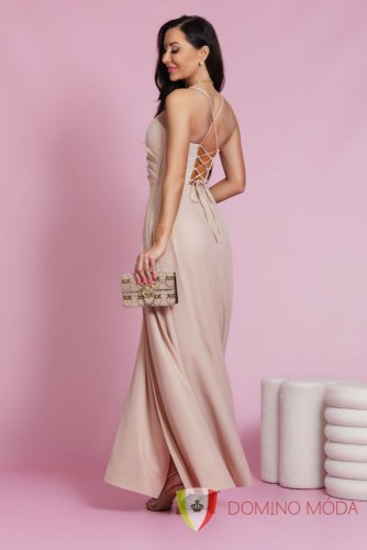 Ball gown NATHALIA /shiny - Barva: Green, Velikost: 38