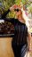 Knitted dress - choice of colors - Barva: Black, Velikost: UNI