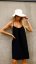 Letné bavlnené šaty - výber farieb - Barva: Čierna, Velikost: UNI