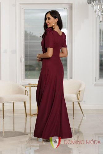 Bridesmaid dress RUBI - Barva: Claret, Velikost: 50