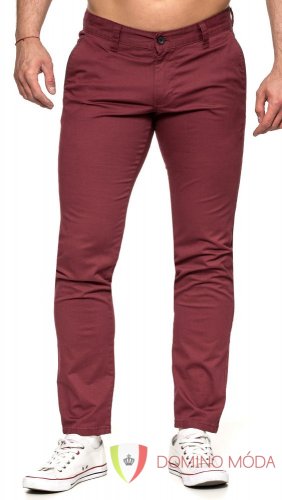 Men's trousers - claret - Velikost: 98/32