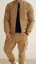 Men's bomber jacket - Barva: Light brown, Velikost: S