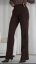 Elegant trousers with elastic waist - Barva: Claret, Velikost: 42