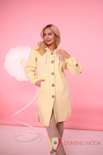 Dámsky jarný kabátik s kapucňou