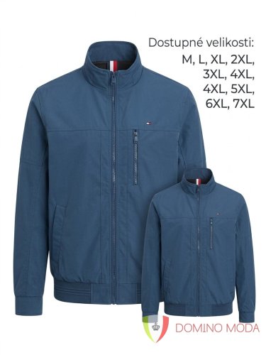 Men's jacket with stand-up collar