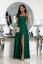 Ball gown NATHALIA /shiny - Barva: Green, Velikost: 38