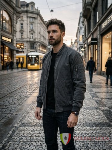 Men's urban bomber jacket - 2 colors