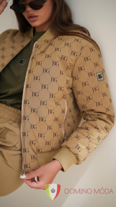Dámská bomber bunda - Barva: Zelená, Velikost: S
