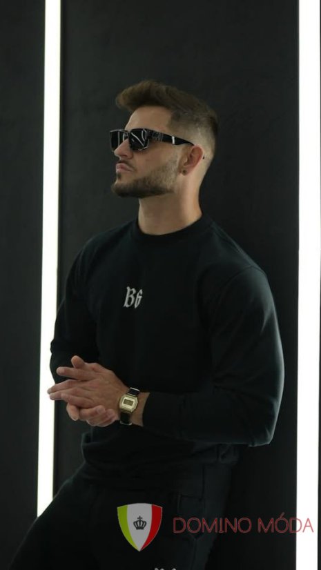 Men's tracksuit - Barva: Black, Velikost: M