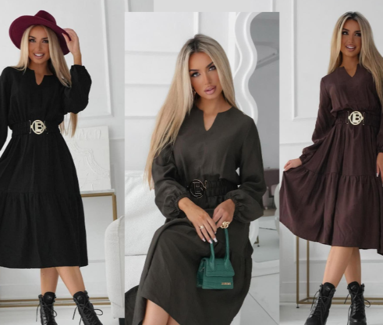 Elegantní midi šaty - výběr barev