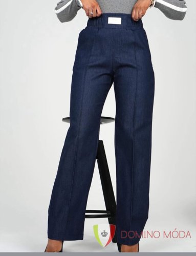 Dámské módní kalhoty La Blanche - Barva: Tmavě modrá, Velikost: UNI