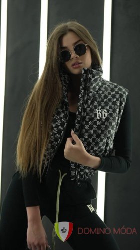 Dámska krátka páperová bunda/vesta