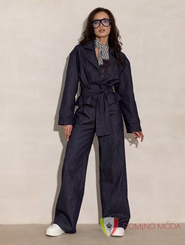 Široké denimové kalhoty