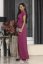 DIANA formal dress with silver applique - Barva: Heavenly blue, Velikost: 34