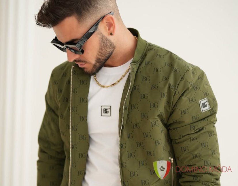 Men's bomber jacket - Barva: Light brown, Velikost: L