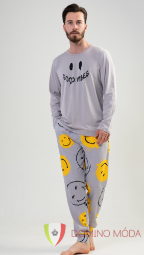 Pánske pyžamo - šedé - Velikost: XL