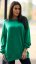 Lehký dámský svetřík - výběr barev - Barva: Zelená, Velikost: UNI