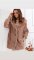 Women's oversized plush coat