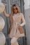 Long wool vest with pockets - Barva: Light brown, Velikost: UNI