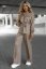 Elegant set – shirt and wide trousers - Barva: Dark blue, Velikost: 2