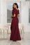 Bridesmaid dress RUBI - Barva: Claret, Velikost: 50