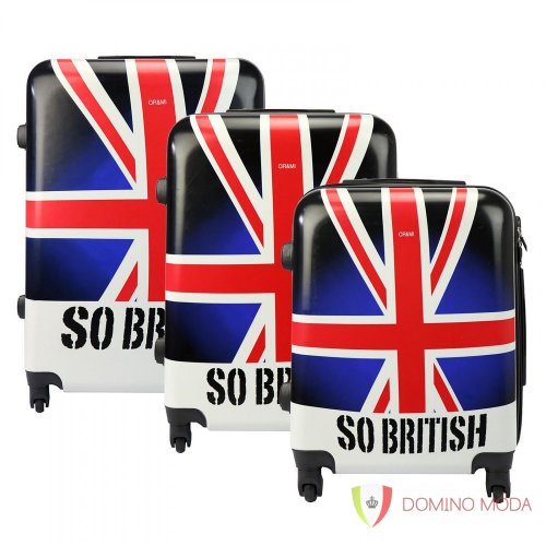 Cestovný kufor So British - stredný