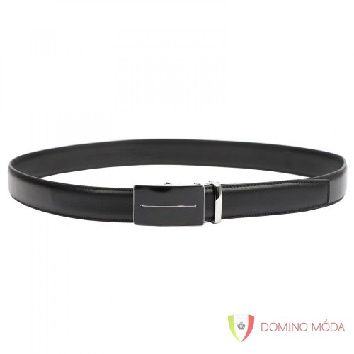 Men's leather belt KL 122 - black