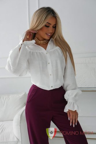 Lightweight shirt blouse - Barva: Brown, Velikost: 2