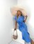 linen dress with tie at the waist - Barva: Black, Velikost: UNI