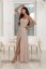 Ball gown NATHALIA /glitter - Barva: Petrol, Velikost: 36