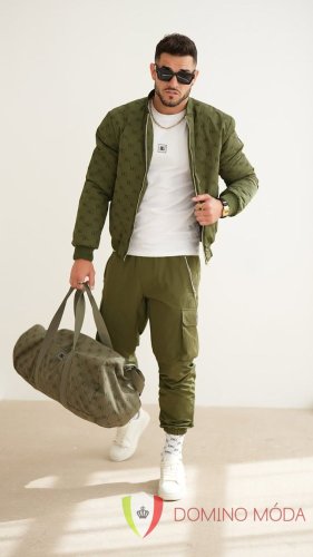 Men's bomber jacket - Barva: Light brown, Velikost: S