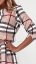 Women's mini dress with 3/4 sleeves - 3 patterns