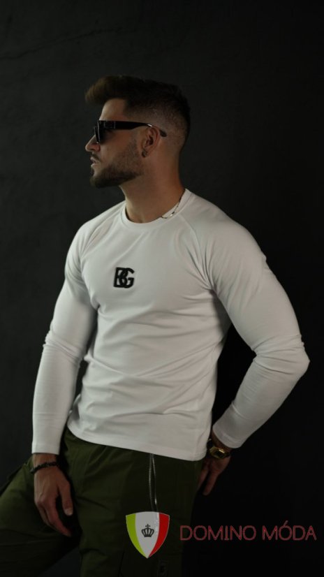 Men's T-shirt - long sleeve - Barva: Green, Velikost: M
