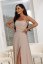 Ball gown NATHALIA /glitter - Barva: Petrol, Velikost: 36