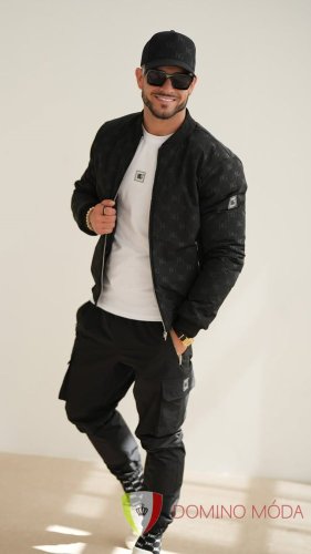 Men's bomber jacket - Barva: Light brown, Velikost: S