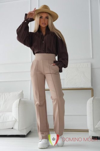 Lightweight shirt blouse - Barva: Brown, Velikost: 2