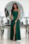 Ball gown NATHALIA /shiny - Barva: Green, Velikost: 38
