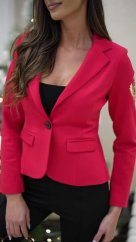 Elegant women's jacket - with embroidery